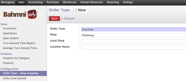 Drug order mapping